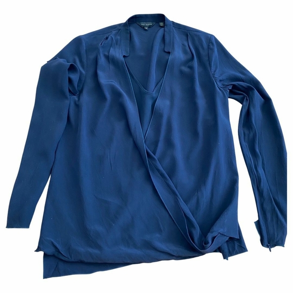 Ted Baker Silk long sleeve blouse - Picture 6 of 12